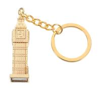 MAGICLULU London Big Ben Pendant Uk Keyrings Retro Keychain Union Jack Keychain London Souvenirs Bag Pendants Fob Purse Hanging Decor s Zinc Alloy Golden