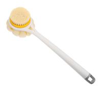 MAGICLULU Long-Handled Bath Ball Body Shower Scrubber with Net-Shaped Soft Pbt Bristles and Hanging Hole Design for Back Exfoliating and Massaging, Practical Cleaning Bath Supply