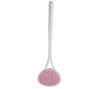 MAGICLULU Long Handled Bath Brush Shower Brush Silicone Plastic Bath Comfortable Texture Removes Dust Back Scrubber for Bathing Bathroom Use