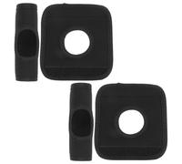 MAGICLULU Luggage Handle Wraps for Travel and Daily Workouts with Fine Antislip Texture and Easy Installation Neoprene Black 2 Pairs for Suitcase and Dumbbell Handles