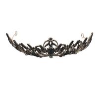 MAGICLULU Luxury Crown Baroque Queen Wedding Rhinestone Tiaras Crystal Jewelry Headpiece Goth Headband Medieval Accessories for Women Vintage Bridal Tiara