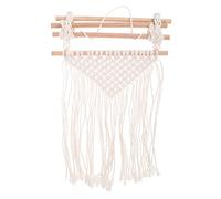 MAGICLULU Macrame Wall Hanging Tassels Hairpin Holder Bohemian Decorative Storage