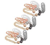 MAGICLULU Magnetic Clothing Clips Chain 12Pcs Multi-Color Adjustable Hem Fixers for Women Shirts Sweaters Office Wear