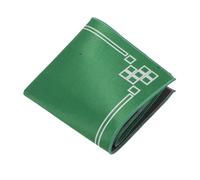 MAGICLULU Mahjong Mat Featuring Green 70x70cm Polyester Fiber Square Table Mat for Easy Maintenance and Non Slip Stability Tile Games