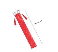 MAGICLULU Mahjong Pusher Protector Sleeve 65cm X 9cm Thickened Drawstring Bag with Red Dragon Pattern Rack Sleeve for American Mahjong Game Supplies Protective Cover