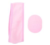 MAGICLULU Makeup Headband for Washing Face and Pink Face Sponge Set, Soft Elastic Hairband for Women’s Skincare, Shower and Spa Use, Lightweight and Comfortable Hair Wrap