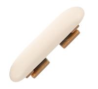 MAGICLULU Manicure Art Hand Rest Nail Arm Rest 11.8x4.7x3.1inch Foldable Adjustable Height Not Easily Deformed Safe Placement Wooden Pu Sponge Cushion for Nail Enthusiasts and Clients DIY