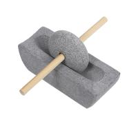 MAGICLULU Manual Stone Grinding Mill for Kitchen Spice Grinder Traditional Stone Pestle Grinder Hand Crank Spice Smasher Compact Desktop for Tea and Culinary Use
