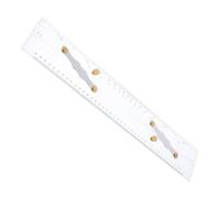 MAGICLULU Marine Parallel Ruler 450Mm Acrylic Navigation Drawing Tool User-Friendly Pull Mechanism for Ocean Research and Nautical Chart Surveying