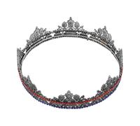 MAGICLULU Medieval Style Crown for Men and Women, Lightweight Alloy Retro Crown with Delicate Craftsmanship, Elegant Royal Themed Headband for Regal Cosplay Conventions and Wedding Parties