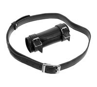 MAGICLULU Medieval-style Pu Leather Sword Frog Waist Belt Securely Holds Sword Easy to Store Black Renaissance for Halloween Parties Cosplay