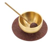 MAGICLULU Meditation Singing Bowl Set with Mallet and Cushion, Handmade Metal Mini Sound Bowl for Relaxation and Enhancing Mental Focus, for Yoga, Chanting, and Mindfulness Practice