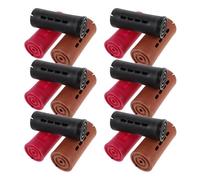 MAGICLULU Medium Perm Rods Plastic Heatless Curling Rollers with Elastic Bands for Professional Hair Styling and Secure Hold