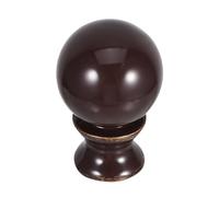 MAGICLULU Metal Lamp Finial Cap Adapter Lamp Shade Topper Unique Design Stylish Artistic Zinc Alloy Versatile Use Easy Installation Coffee Colour Home Decor and Studies