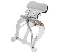 MAGICLULU Metal Trombone Lyre Music Book Clamp-on Holder Silver Lightweight Streamlined Design Easy to Remove and Store for Marching Bands