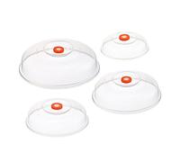 MAGICLULU Microwave Splatter Guard Plate Covers 4pcs Set Food Covers Microwave Lid Kitchen Oven Food Protection for Household Use