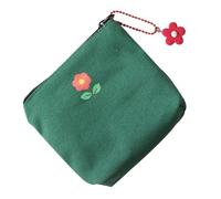 MAGICLULU Mini Bag Storage Bag Fashionable Canvas Zipper Design Chain Pendant Lightweight Practical for Carrying Or Backpack When You Go Out Random Color