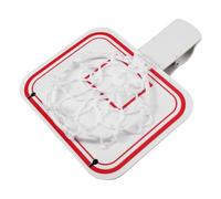 MAGICLULU Mini Basketball Hoop Clip-on for Trash Can with Plastic Clip Design and Interactive Play, Small White Basketball Board for Office and Bedroom, Fun Indoor Game Accessory