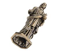 MAGICLULU Mini Brass Jesus Figurine for Meditation and Prayer Small Landscape Religious Statue Spiritual Ornament for Home Church and Moss Garden Decor