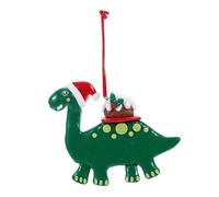 MAGICLULU Mini Christmas Tree Dinosaur Hanging Ornament Soft Clay Xmas Tree Decorations Green Dino Home Decor