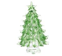 MAGICLULU Mini Christmas Tree Figurine Crystal Desktop Decor for Home Table Decoration for Christmas Decor Great Photo Prop and Centerpiece for Dining Table