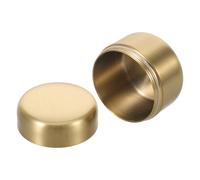 MAGICLULU Mini Stainless Steel Waterproof Pill Holder, Sealed Round Metal Medicine Storage Box, Portable Pocket-Sized Pill Organizer for Travel and Daily Use