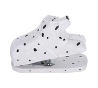 MAGICLULU Mini Wooden Dog Shaped Stapler, Cute Portable Dalmatian Desk Accessory, Fun Small Stapler for School and Office Stationery