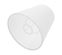 MAGICLULU Modern Fabric Lamp Shade Small Table Lamp Shape White Fabric Metal Material Blending into Interior Styles Stable Support for Reading and Interior Design