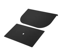 MAGICLULU Monitor Mounting Reinforcement Plate Steel Metal Desktop Fixing Plate Black Maximum Stability Keeps Displays Steady Convenient Monitor Mount for Office Use
