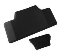 MAGICLULU Motorcycle Trunk Lumbar Support Pillow Motorcycle Backrest Black Leather Sponge Pad for Motorbike Fatigue Practical Long-distance Driving Cushion