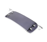 MAGICLULU Motorcycle Windshield Extension Black Wind Deflector with Mount for Scooters Mopeds Electric Bikes Retro Style Durable and Easy to Install