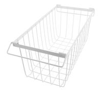 MAGICLULU Multilayer Freezer Wire Basket Organizer for Fridge and Pantry Hangable Food Divider Storage Bin with Seasonal Separation Easy Access Refrigerator Shelf Storage for Cabinets and