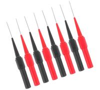 MAGICLULU Multimeter Test Leads in Electrical Tests and Great Reliability and Plastic Handles for Accurate Measurement 8pcs with Stainless Steel Needle Probes and Construction Site Testing