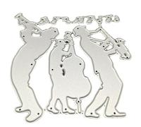 MAGICLULU Music Note Creative and Effective for Silver Metal Die Cutting Dies Metal Embossing Stencil for Card Making and Scrapbooks and Families and Students Families Students