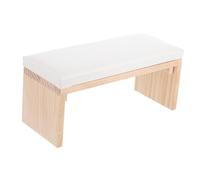 MAGICLULU Nail Arm Rest Cushion Made of Cortical Real Wood, Waterproof and Comfortable to The Touch, Suitable for Nail Art Salon and Manicure Work, Simple Japanese Style Hand Cushion