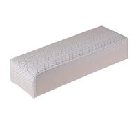 MAGICLULU Nail Art Hand Pillow Manicure Care Pad Pu Leather Waterproof Sweat-resistant White Hand Rest Cushion for Salon and Home Use