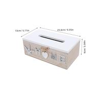MAGICLULU Napkin Dispenser Paper Towel Holder Home Decor Countertop Bathroom Accessories Facial Tissue Organizer Bath Decoration Tissue Paper Holder Beige
