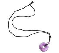MAGICLULU Necklace Accessory Shape Stronger Delicate and A with Crystal Creative Simple Sturdy Material, Purple Pendant as Versatile Fashion Jewelry Party for Girls and Male