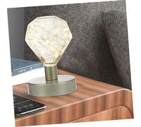 MAGICLULU Nordic Style LED Desktop Lamp Bedside Atmosphere Light Decorative Iron Art Copper Wire Design Portable Battery Bedroom Living Office