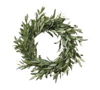 MAGICLULU Olive Wreath Green Party Decoration Home Wall Decor Unique Design Welcome Wreath