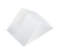 MAGICLULU Optical Glass Triangular Prism Physics Teaching Instrument for Light Refraction Experiments Educational Physics Experiment Prism Tool