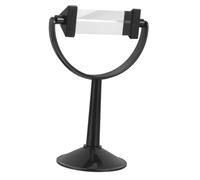 MAGICLULU Optical Glass Triangular Prism with Stand Large Equilateral Prism for Teaching Light Physics Rainbow Formation Use Science Experiment Tool for Students and Educators
