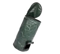 MAGICLULU Organic Leaf Collection Bag with Zipper Cover, 45x80cm Reusable Kitchen Waste Storage Sack for Garden Yard Trash and Fruit Peel Disposal