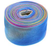 MAGICLULU Organza Ribbon Roll with Unique Design Made of Soft Polyester 2pcs Rainbow Gradient 25mm Wide and Vibrant Colours with Convenient Carry for Wrapping Bouquets and Other Occasions