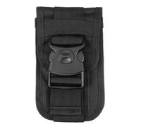MAGICLULU Outdoor Tactical Molle Mobile Phone Holder Waist Bag Black Universal Size for Hiking and Sports