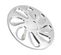 MAGICLULU Oyster Serving Pan Easy to Clean Stainless Steel Seafood Food Tray with Smooth and Textured Surface Silver Colour, Simple and Stylish Design for Home Or Restaurant Use