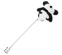 MAGICLULU Panda Shoe Lace Charm with Plush Cartoon Chain, 3d Sitting Panda Doll Shoe Decoration for Women, Cute Boot Chain Accessory Gift for Casual and Party Wear