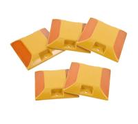 MAGICLULU Pavement Markers with High Visibility Material 5pcs Yellow for Road Safety Reflective Versatile Application for Driveways and Pathways