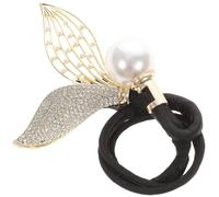 MAGICLULU Pearl-decorated Mermaid Hair Bun Maker with Rhinestones Lazy Curler for Thin Hair Elegant for Women’s Updo Styling