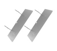MAGICLULU Pegboard Shelf Metal Tray with No-drill Installation 2pcs Wall Mounted, Heavy Duty Iron Peg Board Organizer for Efficient Categorization, Suitable for Garage and Craft Room